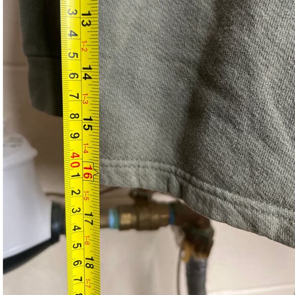 Vintage Guess Jeans USA Green 100% Cotton Size Large By Georges Marciano Hoodie - Picture 6 of 10